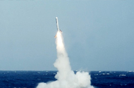 全尺寸模型弹水下发射试验